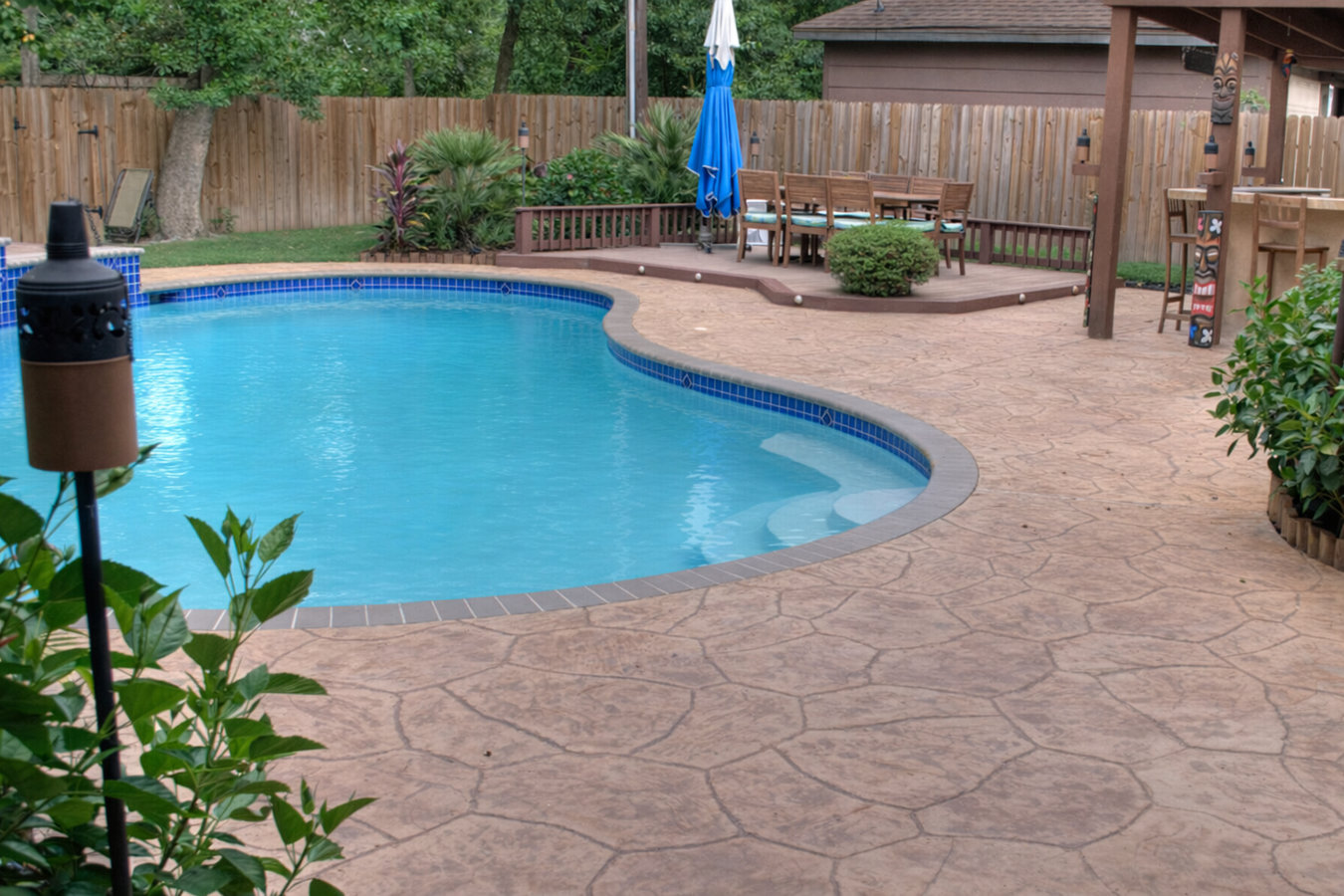 Concrete pool decks in Fayetteville, AR