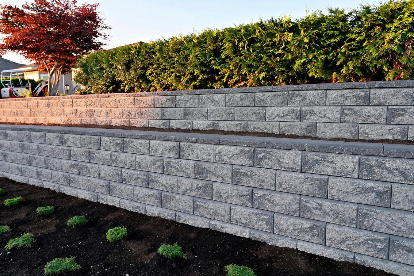 Concrete retaining walls in Fayetteville, AR